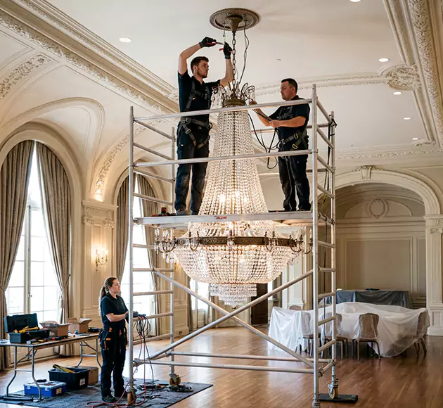 Professional Chandelier Installation: Your Local Fixture Team in Leeds, AL